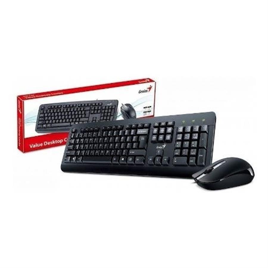 KM-160 TECLADO + MOUSE   USB BLACK