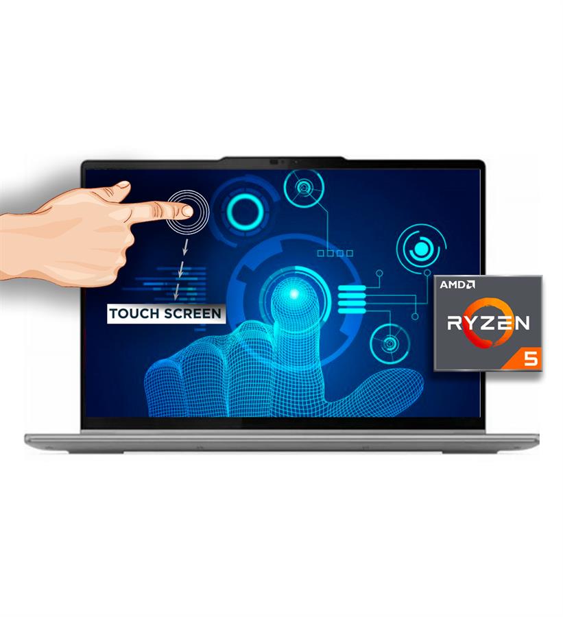 YOGA 7 TACTIL 14AHP9 2-EN-1 RYZEN 5-8640HS 8GB RAM 512GB SSD 14″ FHD