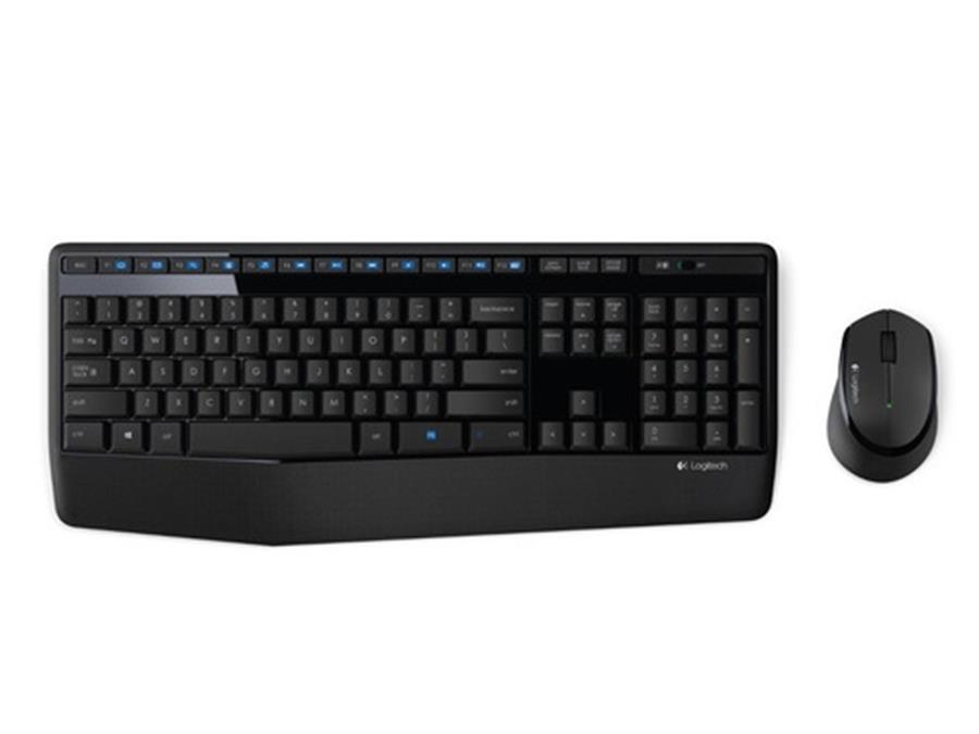 MK345  COMBO COMFORT TECLADO & MOUSE INALAMBRICO NEGRO