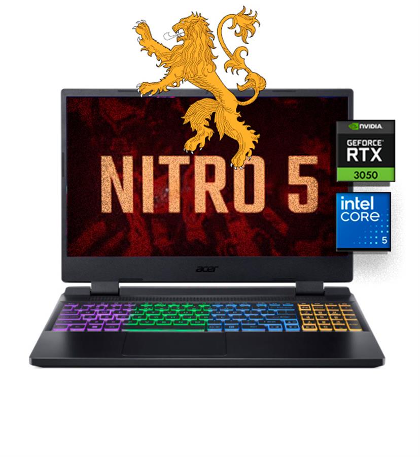 NITRO 5 I5-12450H 8GB RAM 512GB SSD RTX 3050 4GB 15.6" FHD
