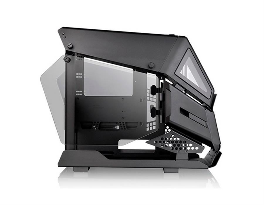 GABINETE  AH T200  MID TOWER TG X 2 NEGRO
