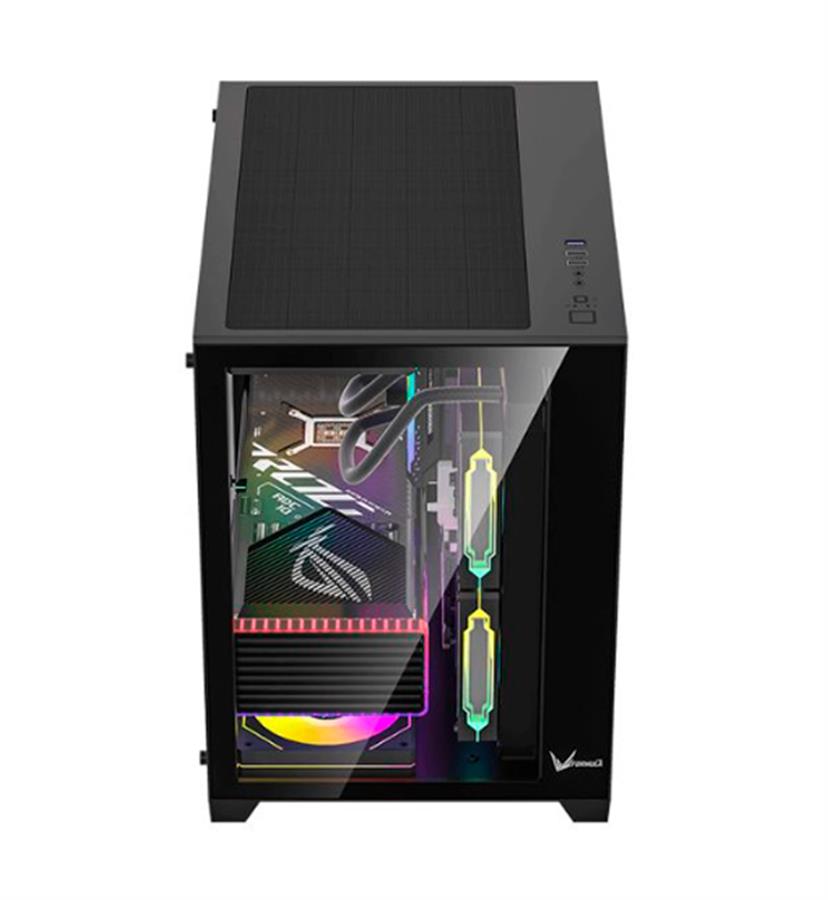 GABINETE GAMER  CRYSTAL Z5 BLACK