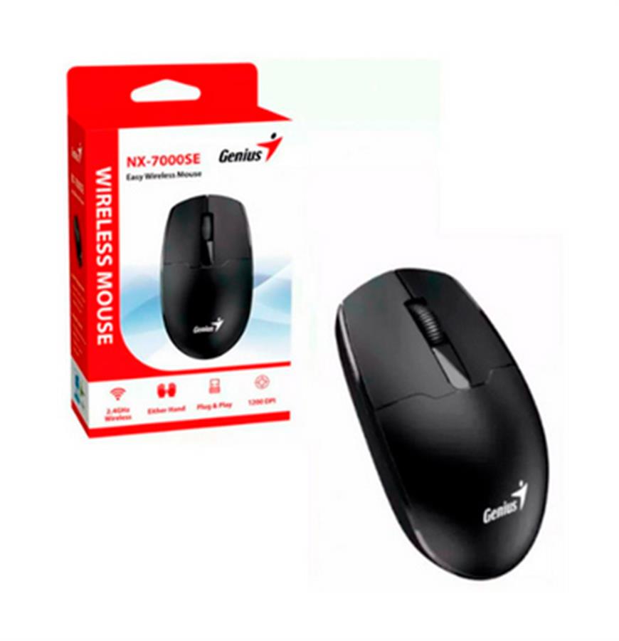 NX-7000SE MOUSE  INALAMBRICO NEGRO