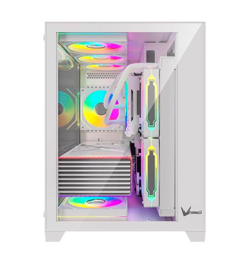 GABINETE GAMER  CRYSTAL Z5 WHITE