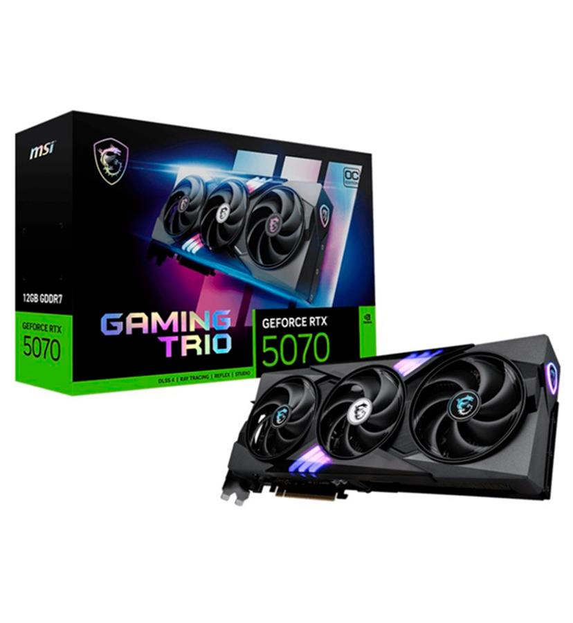 GAMING PLACA DE VIDEO RTX 5070  TRIO OC VGA 12GB
