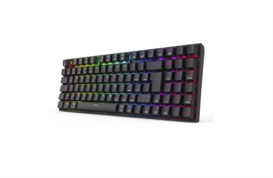 TECLADO  ZIGGS RED SWITCH K669 RGB NEGRO