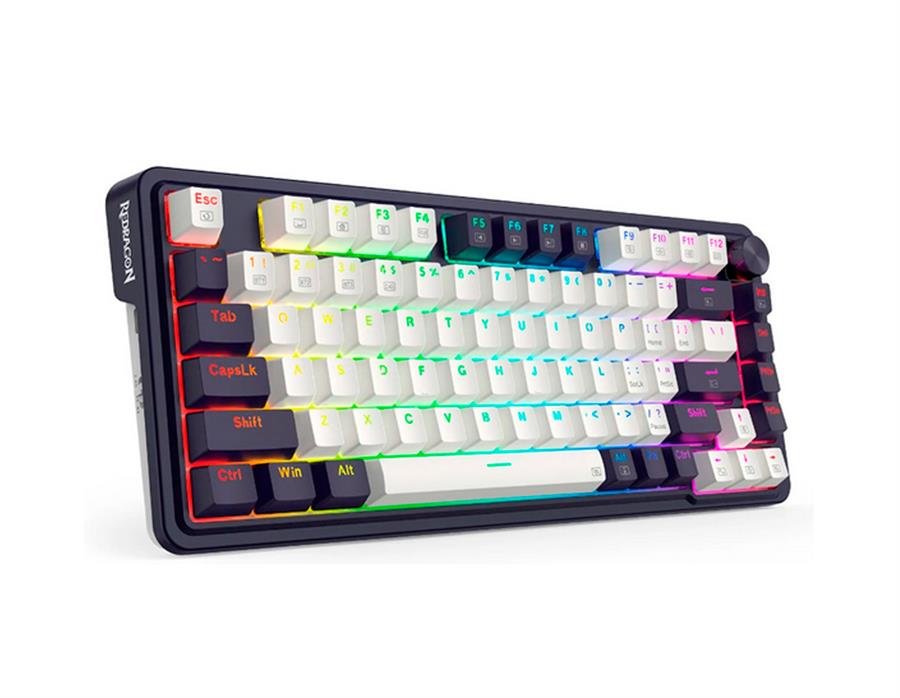 TECLADO REDRAGON UCAL PRO K673WB-RGB-PRO BLANCO/NEGRO