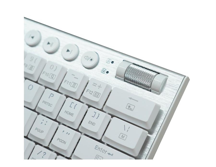 TECLADO HORUS MINI PRO SW. ROJO INGLES INALAM. K632W