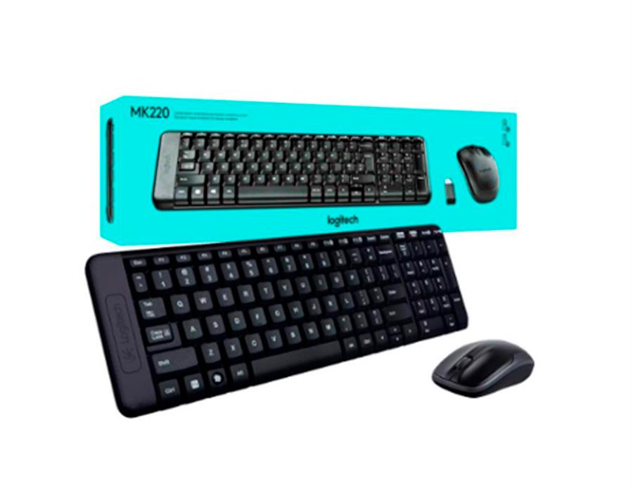 COMBO TECLADO Y MOUSE  MK220 WIRELESS