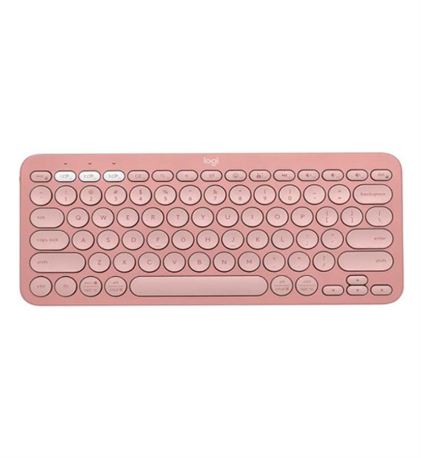 TECLADO PEBBLE 2  K380 INALAMBRICO BLUETOOTH ROSA