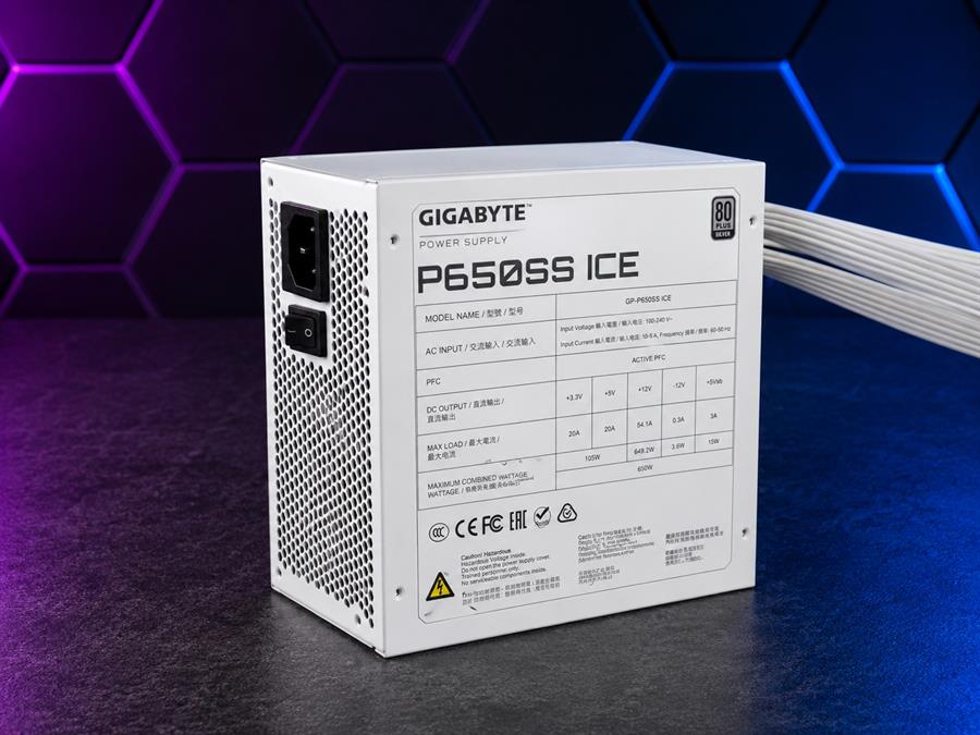 FUENTE 650W  80 PLUS SILVER GP-P650SS ICE