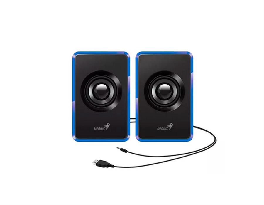 PARLANTES GENIUS SP-U125 USB POWER BLUE