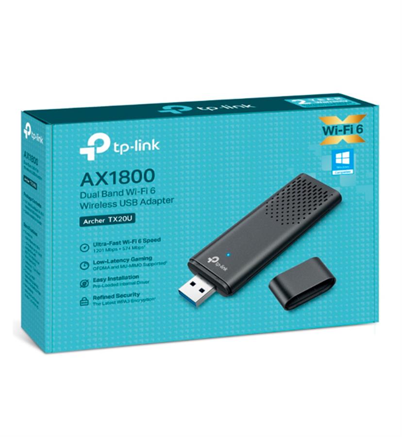 RECEPTOR DE RED TX20U USB  AX1800 WIFI 6