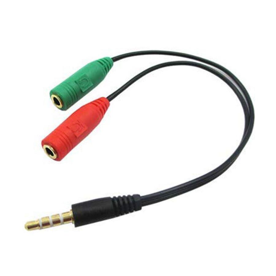 ADAPTADOR DE AUDIO MINI PLUG 1 MACHO A 2 HEMBRAS