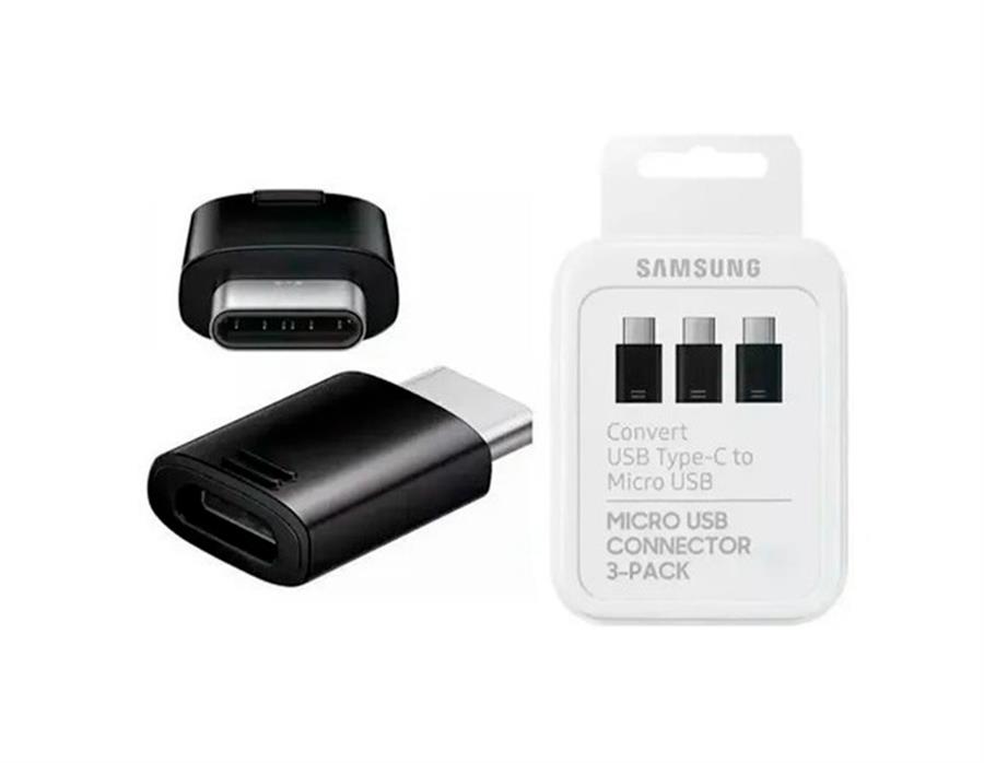 ADAPTADOR SAMSUNG USB TIPO C A MICRO-USB X 3 (EE-GN930)