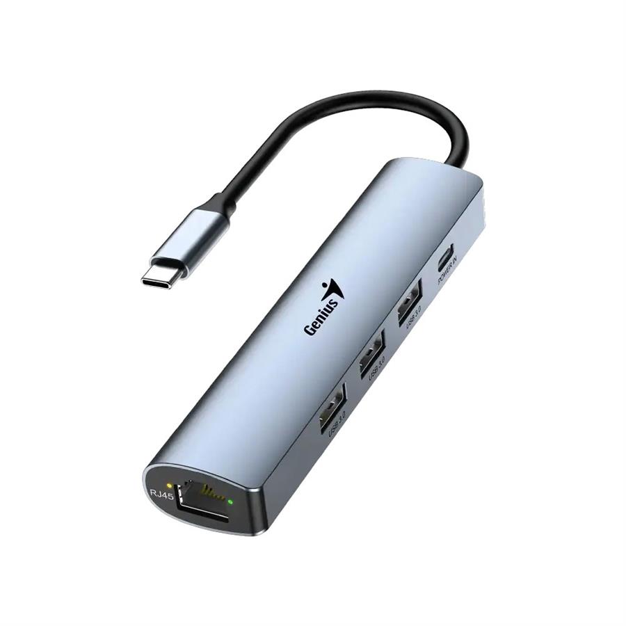 HUB  UH-545 USB-C A USB-CX1/ USB-A X3/ RJ45X1