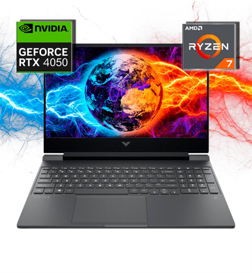 VICTUS 15-FB3093 RYZEN™ 7 7445HS 16GB RAM 512GB SSD NVIDIA® RTX 4050 6GB 15.6" FHD