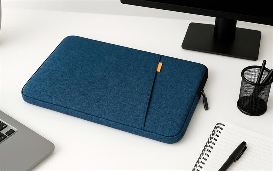 CDETEK FUNDA NOTEBOOK 15.6 PULGADAS AZUL C/ BOLSILLO
