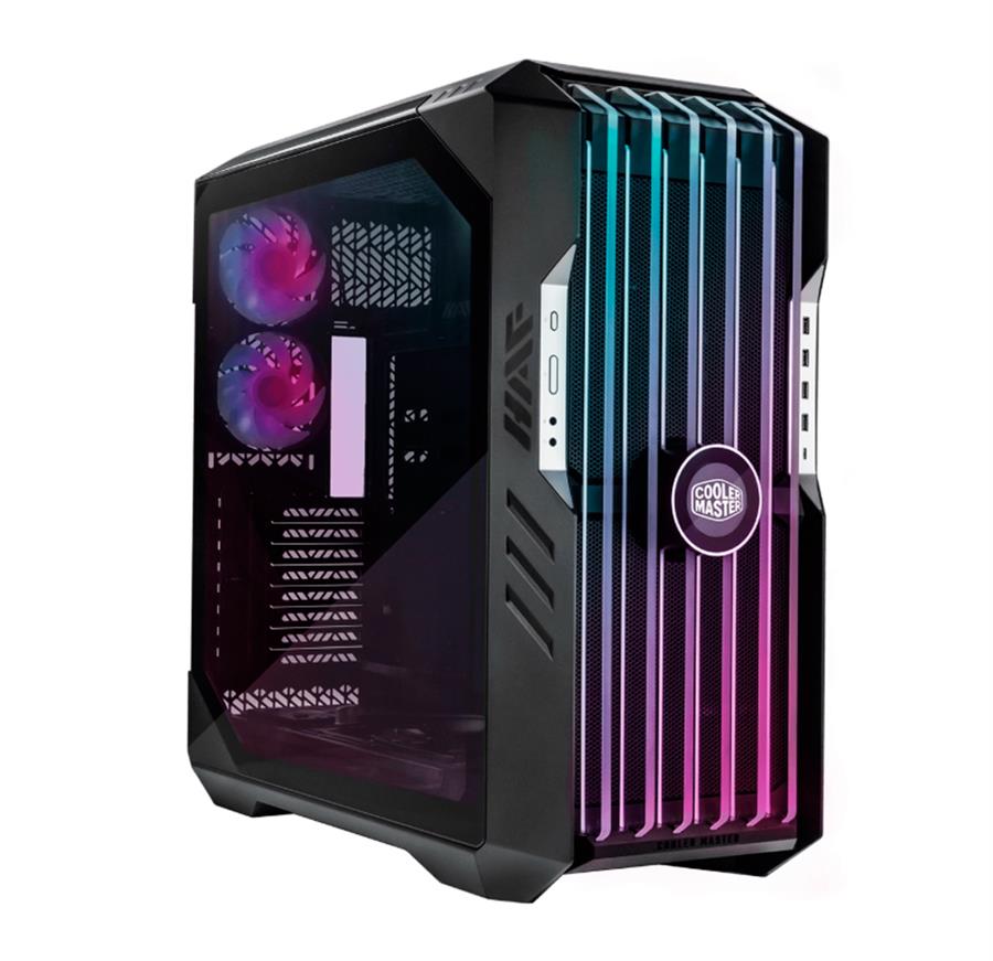 GABINETE HAF 700 EVO GRIS FULL TOWER 5 FANS ARGB