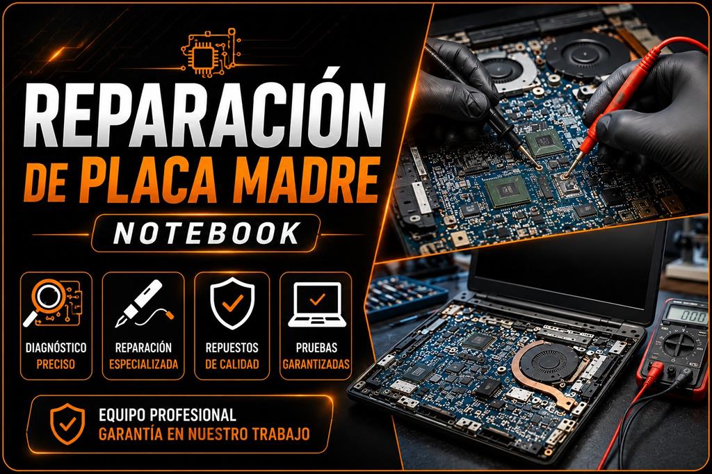 REPARACIÓN DE PLACA MADRE  NOTEBOOK