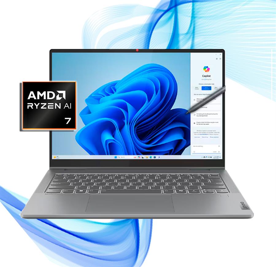 IDEAPAD 5 2EN1  AMD RYZEN ™ AI 7 350  16GB RAM 512GB SSD 14" FHD TACTIL + LAPIZ DIGITAL