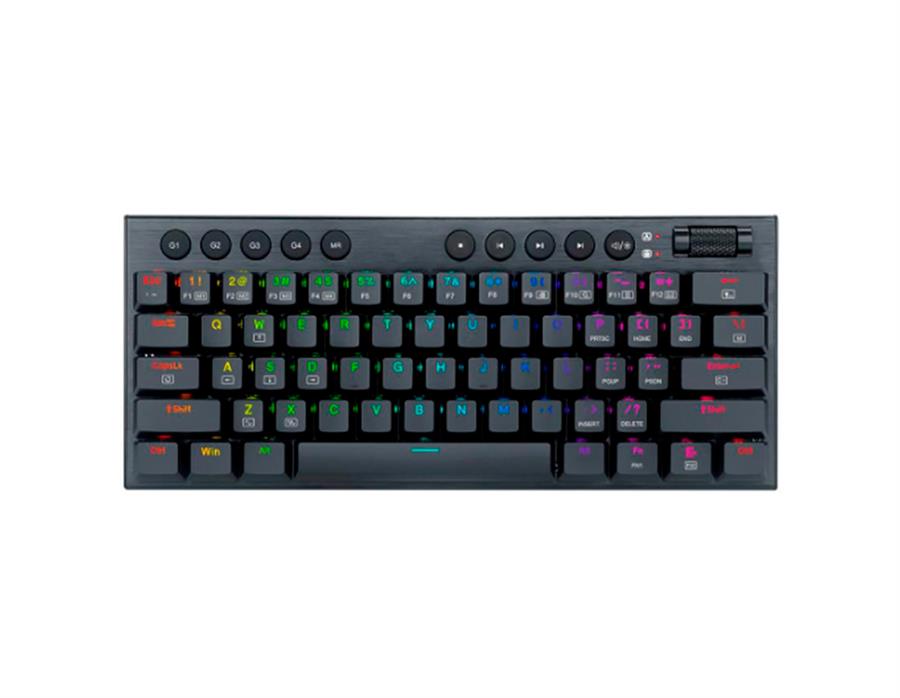 TECLADO INALAM. HORUS MINI PRO  RGB SW. ROJO INGLES