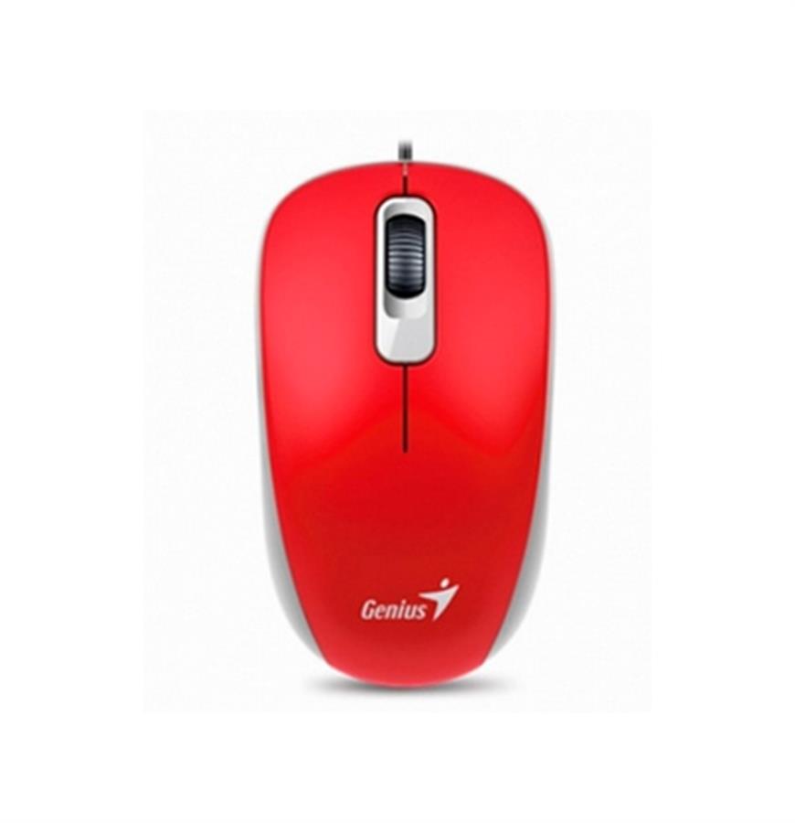 MOUSE GENIUS DX-110 USB ROJO