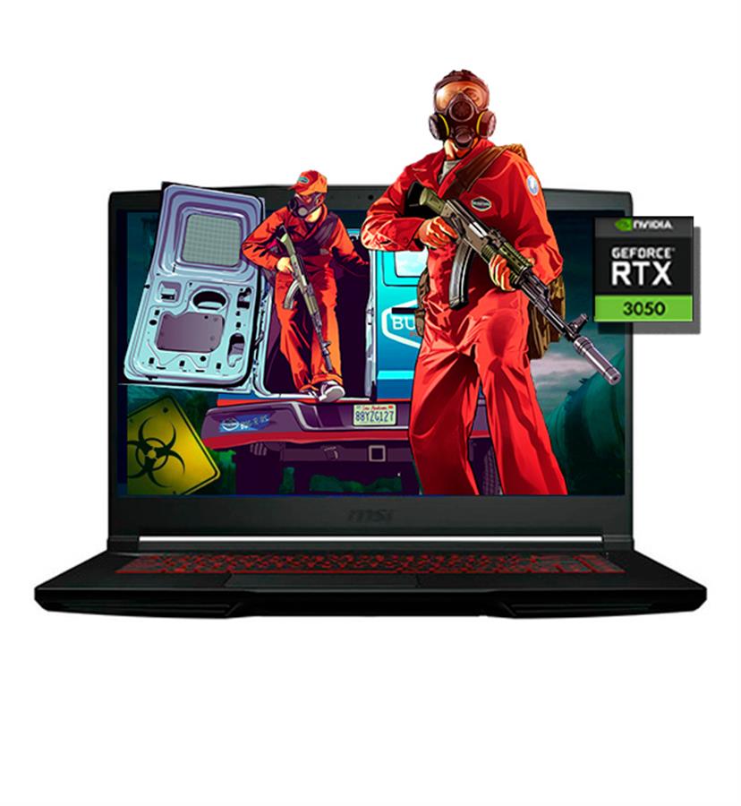 GF63 THIN  GAMING I5-11400H  16GB RAM  512GB SSD RTX 3050 4G GDDR6 15.6" FHD