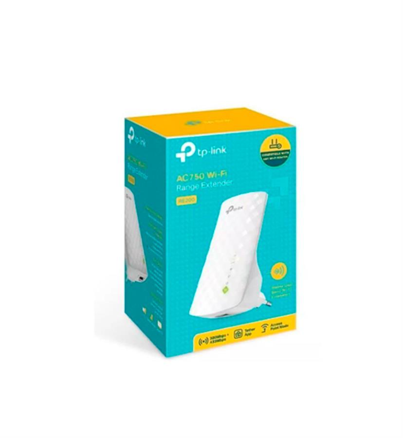 EXTENSOR DE RANGO RE200 AC750MBPS DUAL BAND