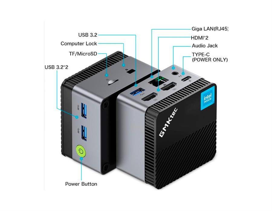 GMKTEC NUCBOX G10 MINI PC RYZEN  5 3500U  16GB RAM 512GB SSD