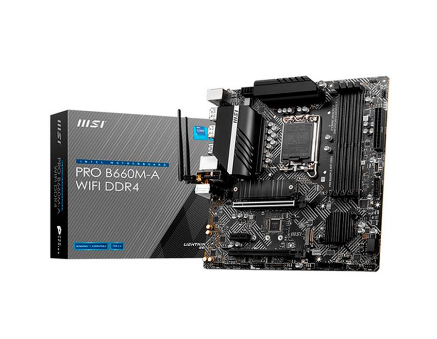 PRO MOTHERBOARD  B660M-A WIFI DDR4 1700
