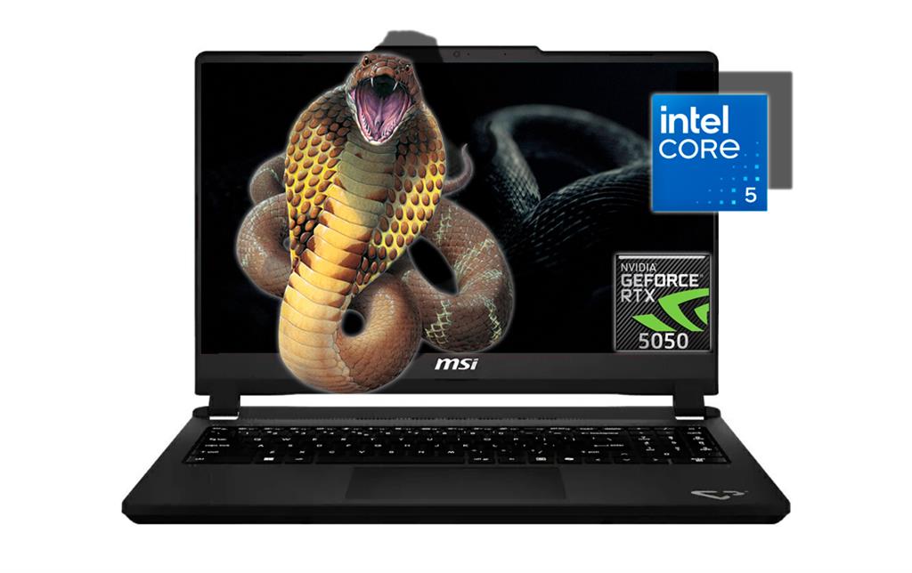 NOTEBOOK MSI CYBORG 15 INTEL CORE™ i5-13420H 512GB SSD NVIDIA® RTX 5050 8GB 15.6" 144Hz