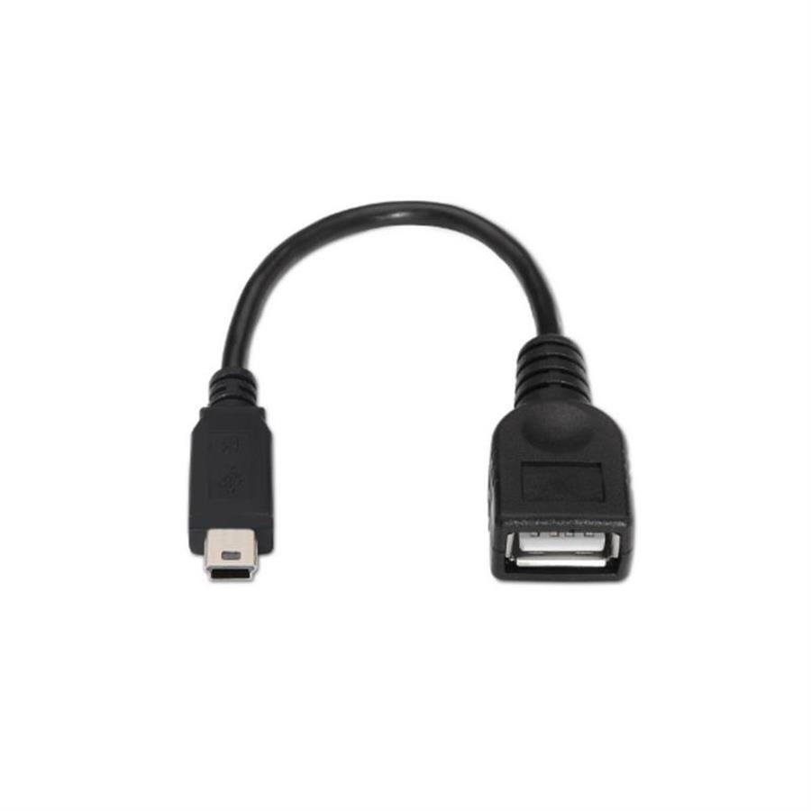 ADAPTADOR OTG MINI  USB 5 PINES (MACHO) A USB 2.0 HEMBRA