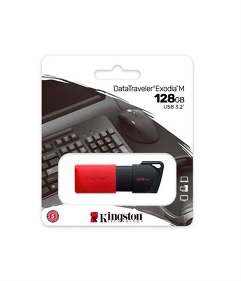 PENDRIVE KINGSTON 128GB 3.2  EXODIA M