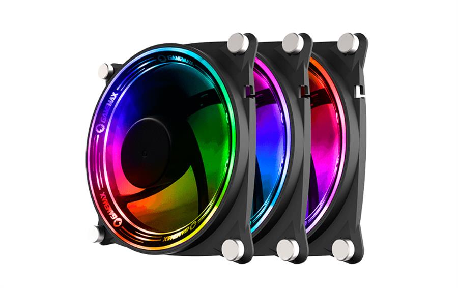 FAN COOLER P/ GABINETE KIT 3 X 120MM ARGB RB300