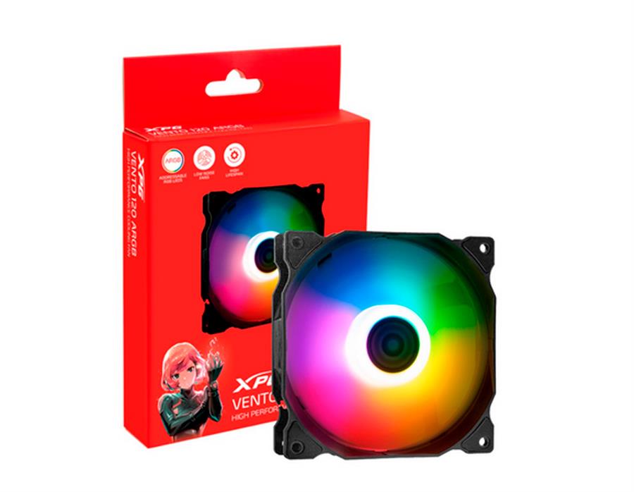 FAN COOLER VENTO 120 ARGB NEGRO