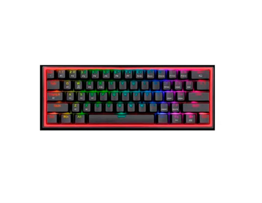 TECLADO MECANICO FIZZ PRO K616 RGB NEGRO SW. ROJO