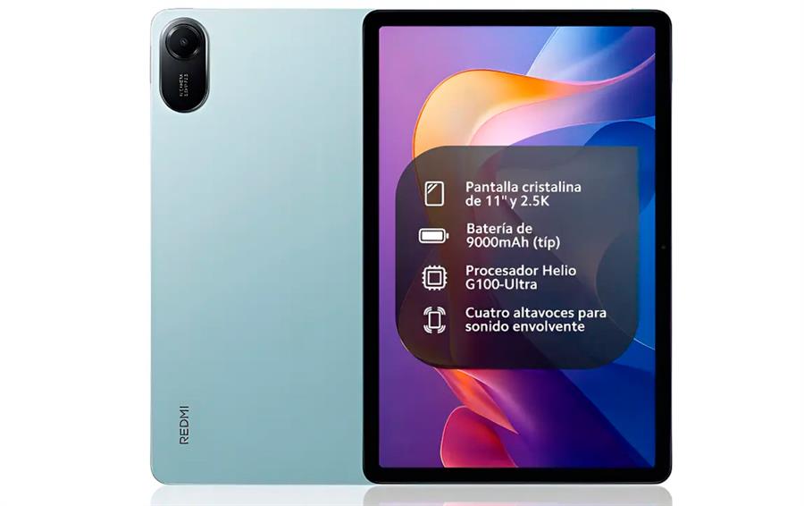 TABLET REDMI PAD 2 6GB RAM 128GB SSD 11" 2.K  VERDE MENTA