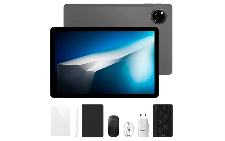 TABLET A9+ PRO WIFI 6GB RAM 128GB 10.1" GRIS  TECLADO + LAPIZ + MOUSE