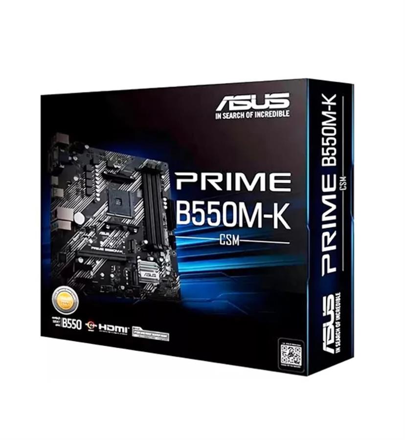 PRIME MOTHERBOARD  AM4 B550M-K DDR4 BOX M-ATX