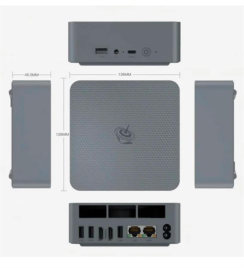 MINI PC EQR6 AMD RYZEN 5 6600U 24GB RAM  500GB SSD