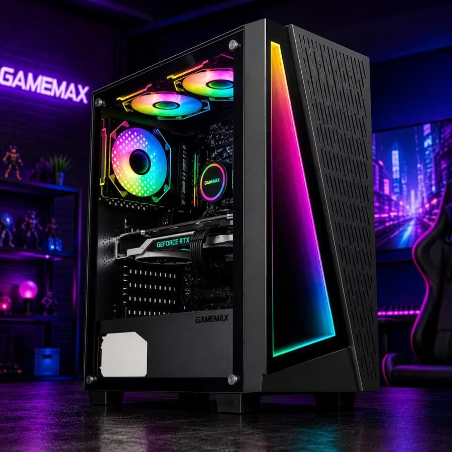 GABINETE  PRISM  ATX | 3 Ventiladores ARGB