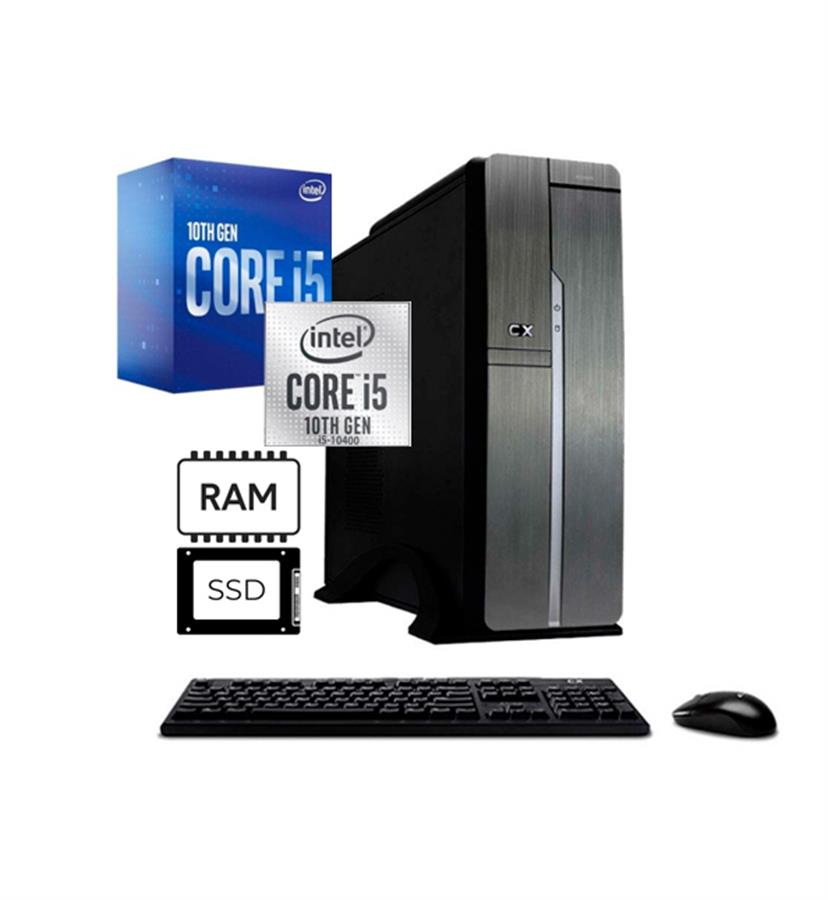PC ARMADA INTEL CORE I5-10400 8GB RAM 240GB SSD TECLADO & MOUSE - FREEDOS