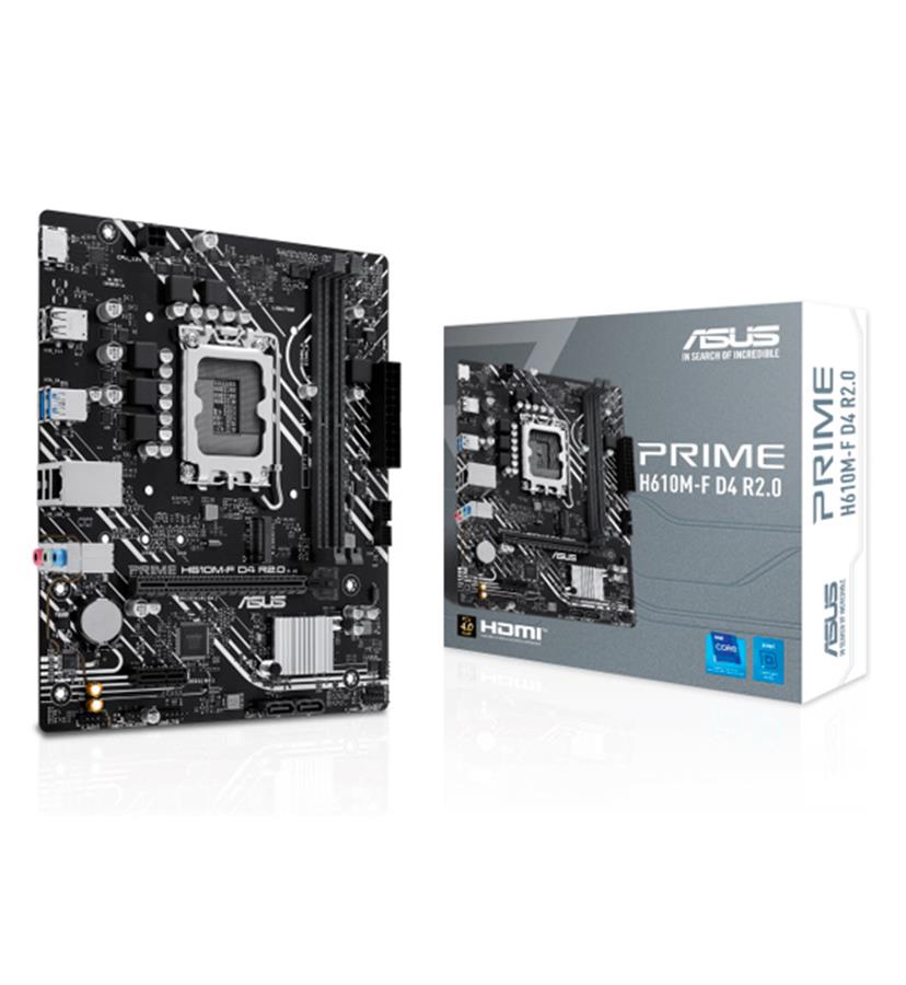 PRIME  MOTHERBOARD  H610M-F D4 R2.0 DDR4 S1700 BOX M-ATX