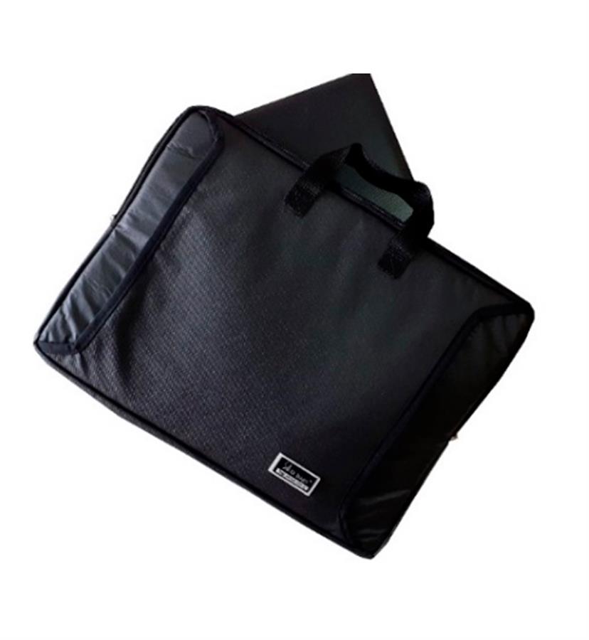 FUNDA NOTEBOOK 14 PULGADAS CON MANIJAS + BOLSILLO P/ CARGADOR -  NEGRO SILCO