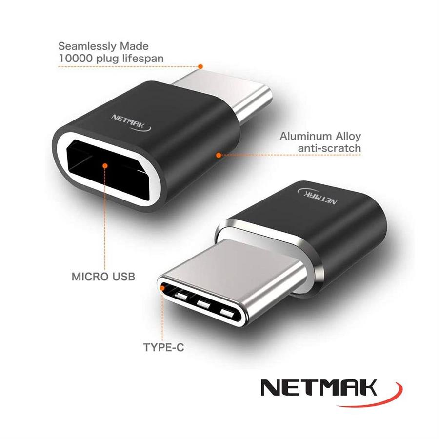 ADAPTADOR MH TIPO C A MICRO USB H NM-C103