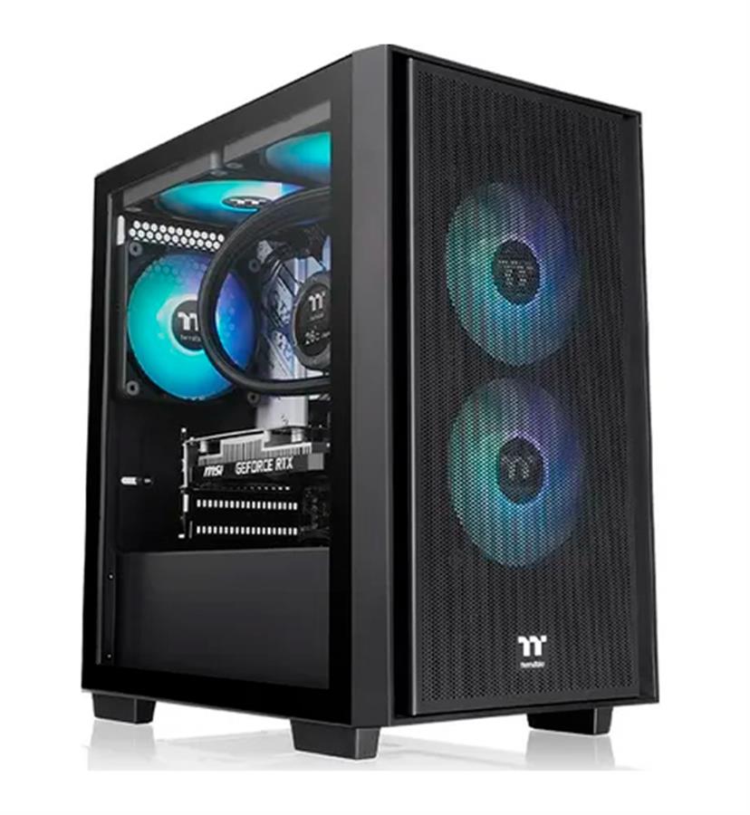 H16 GABINETE  TG FAN  ARGB x3 NEGRO