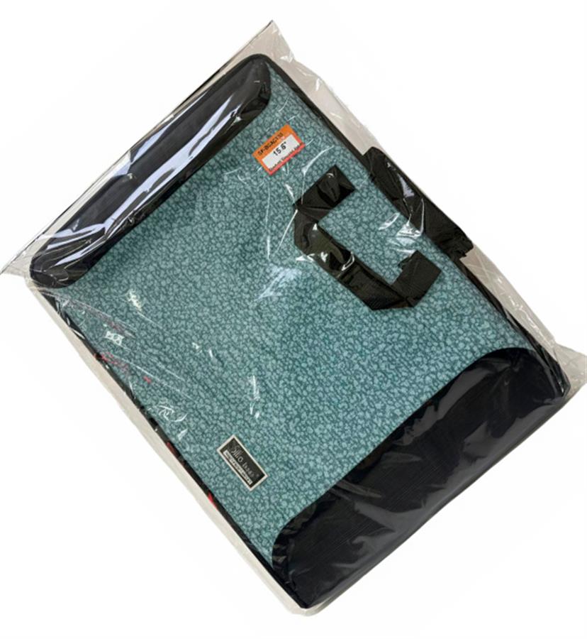 FUNDA NOTEBOOK 15.6 PULGADAS CON MANIJAS + BOLSILLO P/ CARGADOR - AGUA