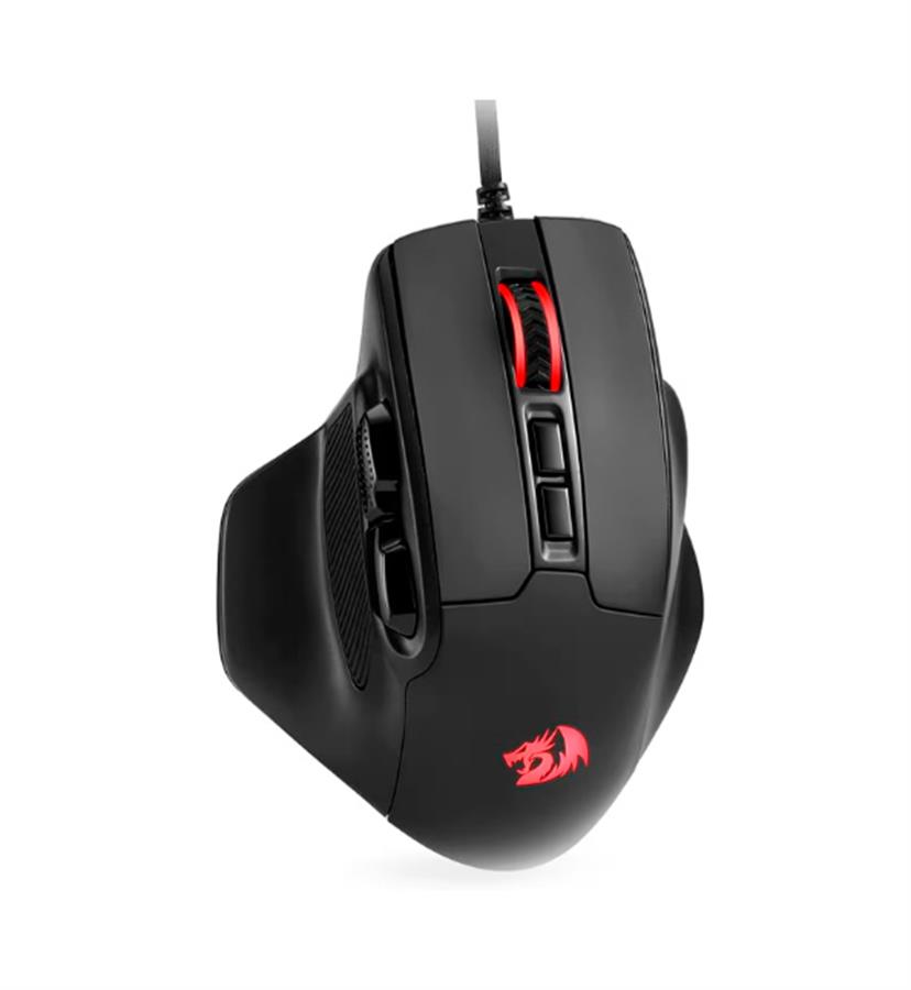 BULLSEYE  M806 MOUSE  RGB 12400 DPI CABLEADO - NEGRO