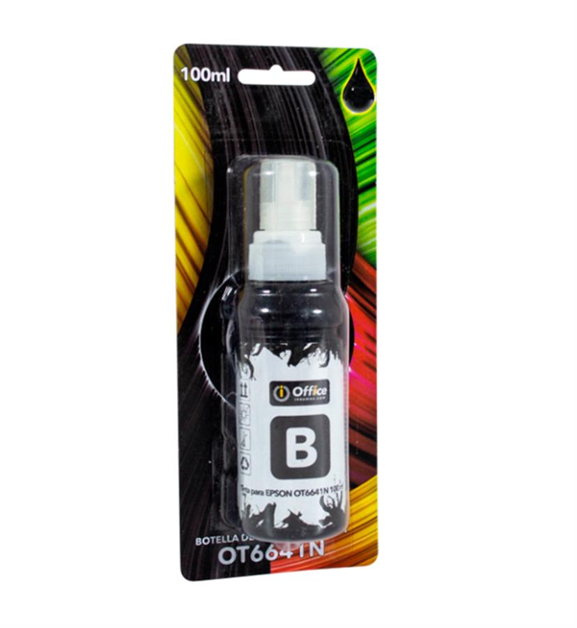 BOTELLA DE TINTA ALTERNATIVA EPSON T664 NEGRO 100ML